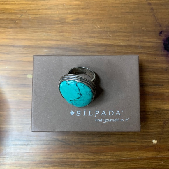 SILPADA Turquoise Statement Ring - Picture 2 of 4